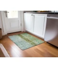 Chantille ACN605 Green 1'8" x 2'6" Rug
