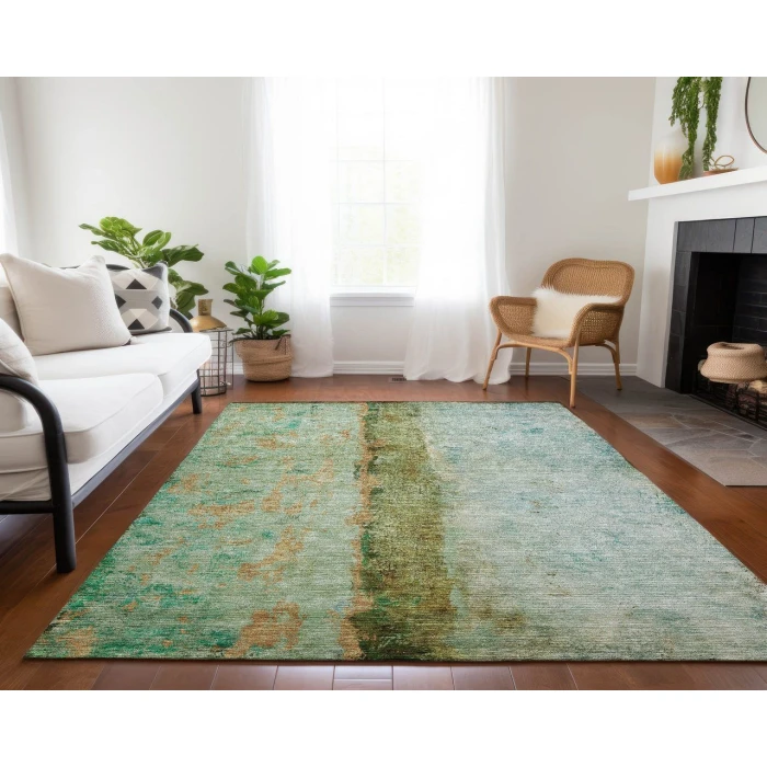 Chantille ACN605 Green 10' x 14' Rug