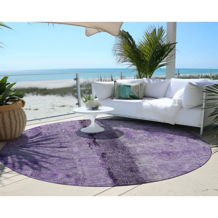 Chantille ACN605 Purple 8' x 8' Rug