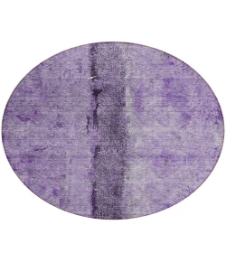 Addison Chantille ACN605 Purple 8 ft. x 8 ft. Round Rug