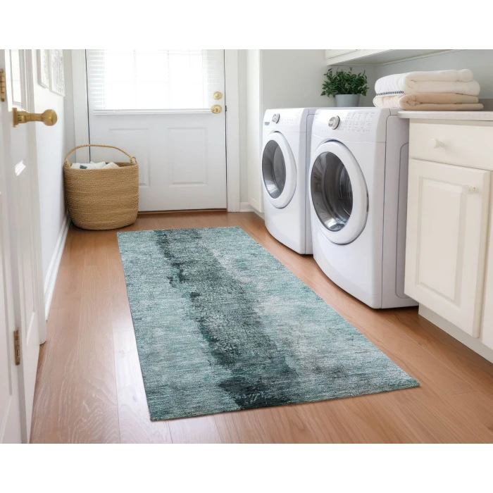 Chantille ACN605 Teal 2'3" x 7'6" Rug