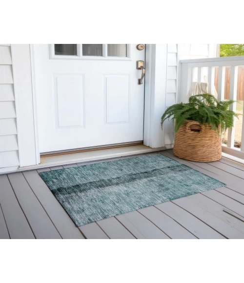 Chantille ACN605 Teal 1'8" x 2'6" Rug