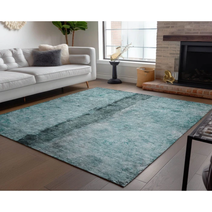 Chantille ACN605 Teal 9' x 12' Rug