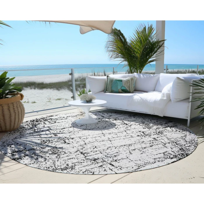 Chantille ACN606 Black 8' x 8' Rug