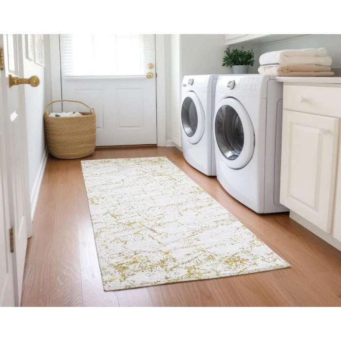 Chantille ACN606 Gold 2'3" x 7'6" Rug