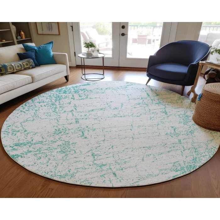 Chantille ACN606 Teal 8' x 8' Rug
