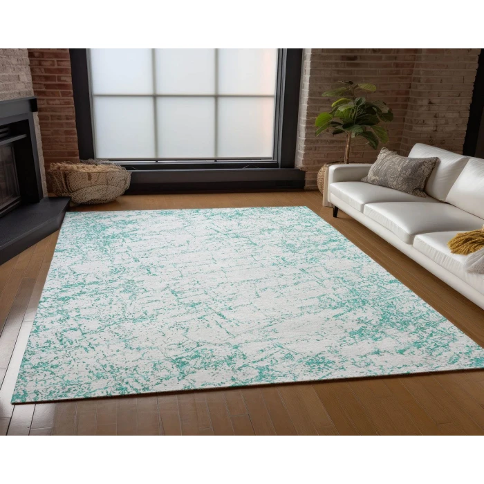 Chantille ACN606 Teal 9' x 12' Rug