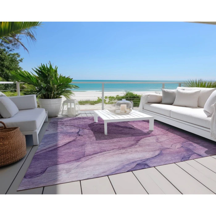 Chantille ACN607 Purple 2'6" x 3'10" Rug