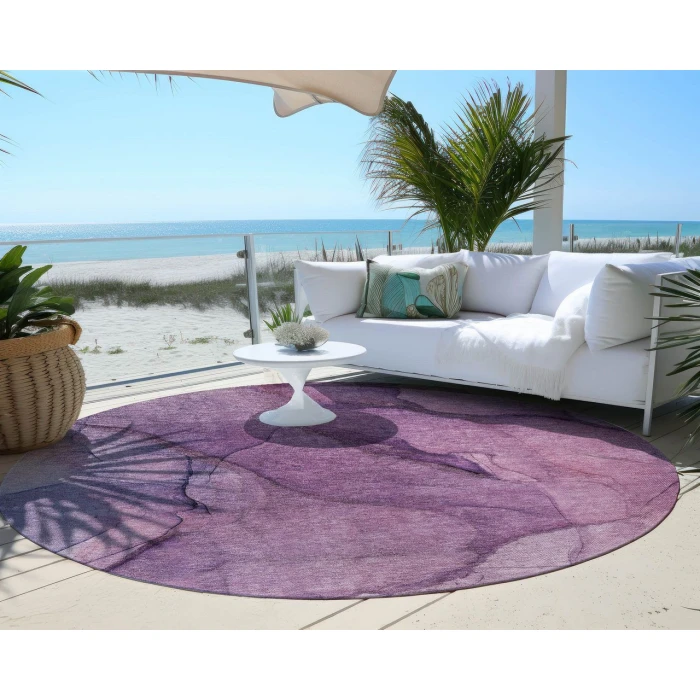 Chantille ACN607 Purple 8' x 8' Rug
