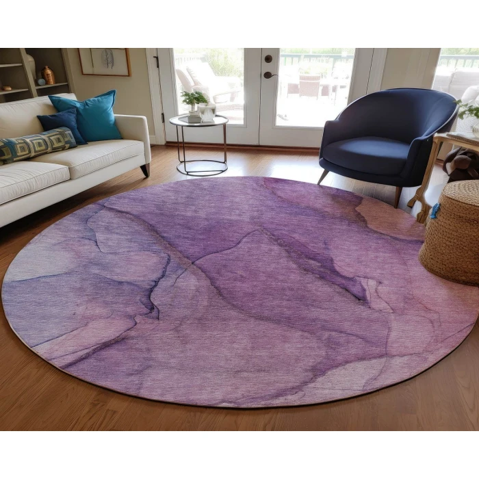 Chantille ACN607 Purple 8' x 8' Rug