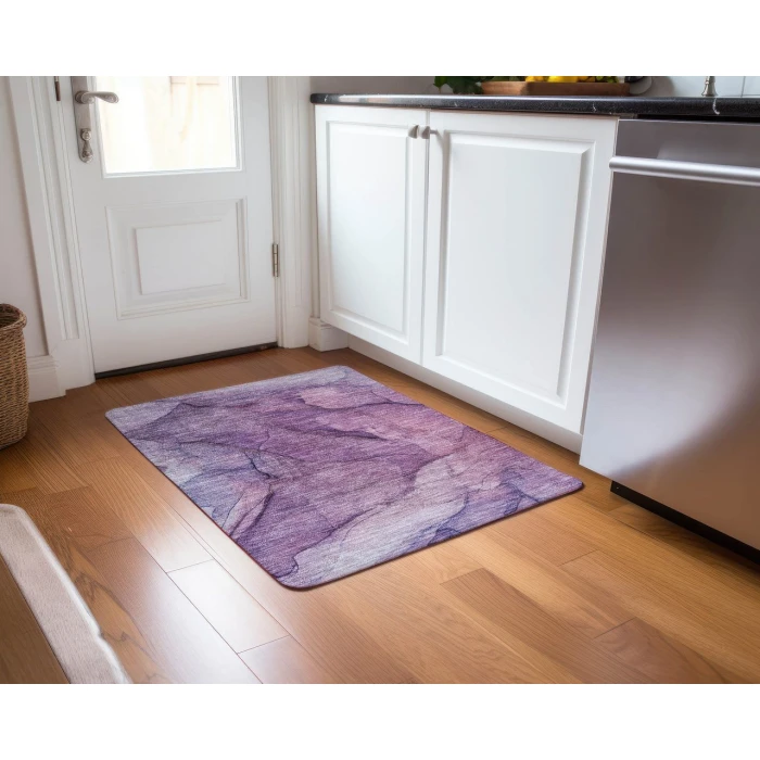 Chantille ACN607 Purple 1'8" x 2'6" Rug