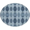 Addison Chantille ACN610 Blue 8 ft. x 8 ft. Round Rug