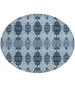 Addison Chantille ACN610 Blue 8 ft. x 8 ft. Round Rug