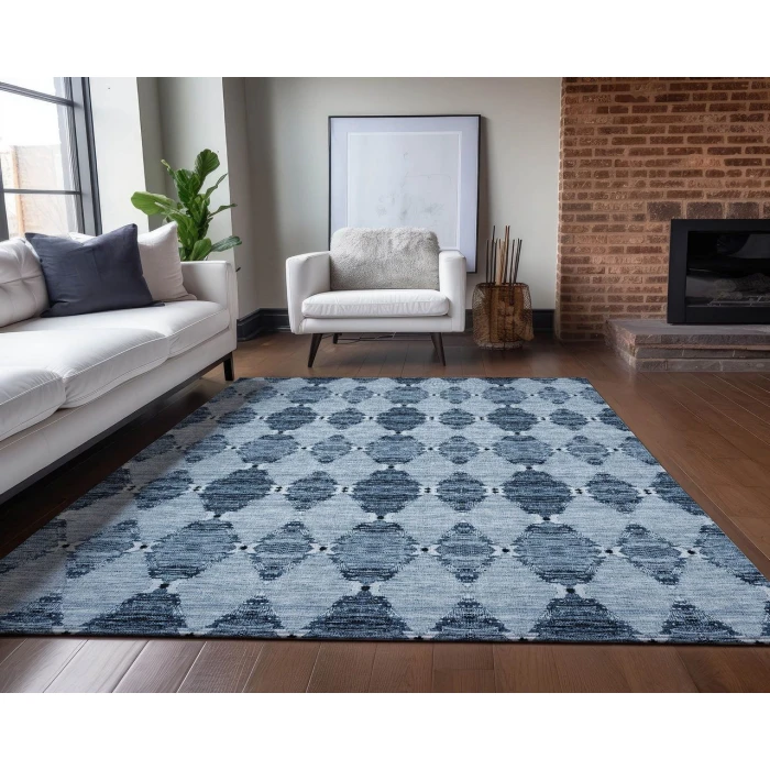 Chantille ACN610 Blue 3' x 5' Rug