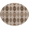 Addison Chantille ACN610 Mocha 8 ft. x 8 ft. Round Rug