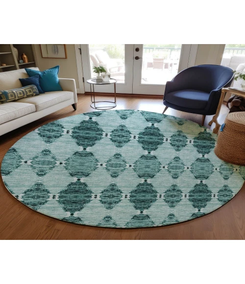 Chantille ACN610 Teal 8' x 8' Rug
