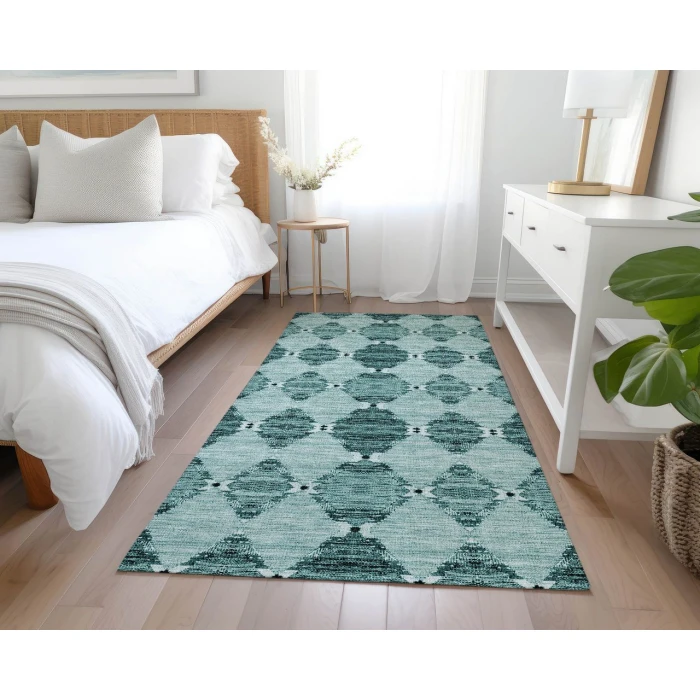 Chantille ACN610 Teal 2'3" x 7'6" Rug