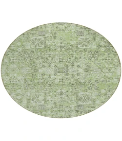 Addison Chantille ACN611 Green 8 ft. x 8 ft. Round Rug