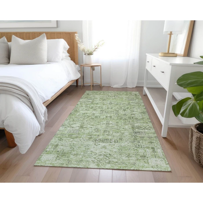 Chantille ACN611 Green 2'3" x 7'6" Rug