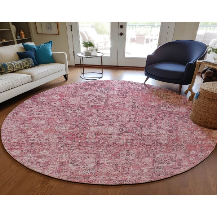 Chantille ACN611 Pink 8' x 8' Rug