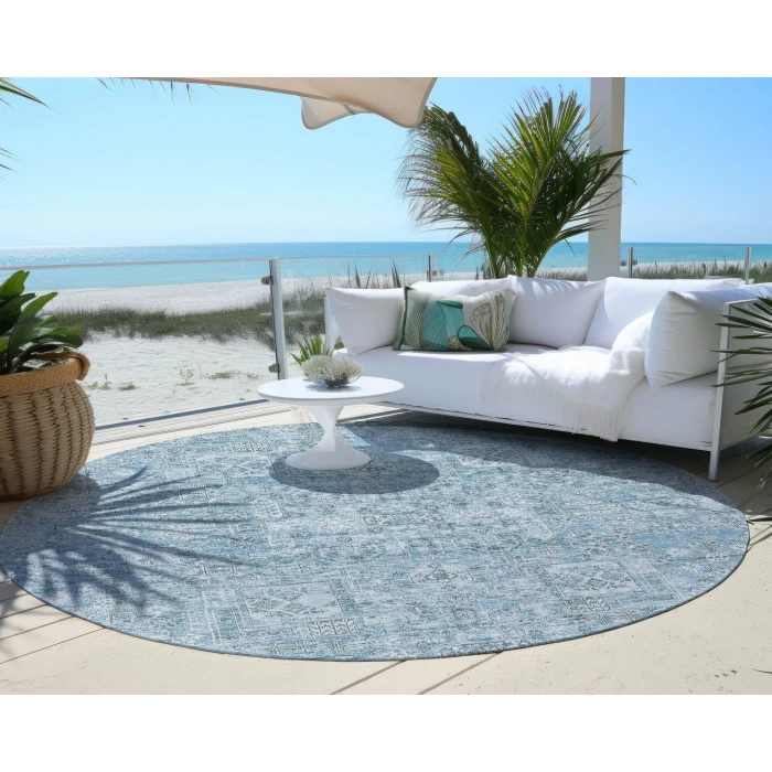 Chantille ACN611 Sky 8' x 8' Rug