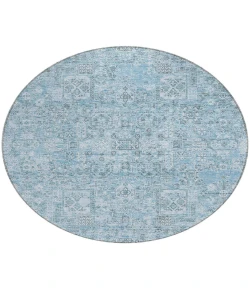 Addison Chantille ACN611 Sky 8 ft. x 8 ft. Round Rug