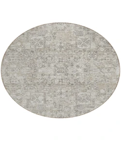 Addison Chantille ACN611 Taupe 8 ft. x 8 ft. Round Rug