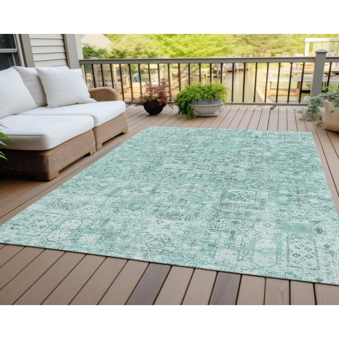 Chantille ACN611 Teal 10' x 14' Rug