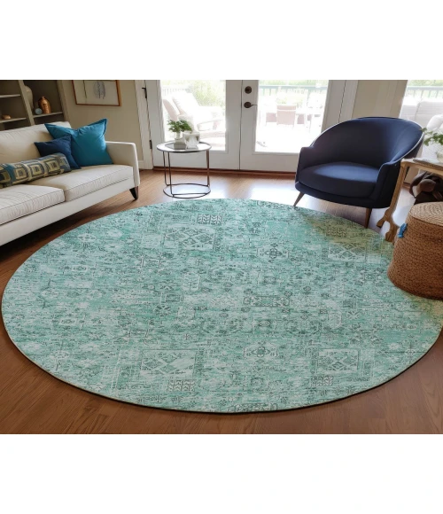 Chantille ACN611 Teal 8' x 8' Rug