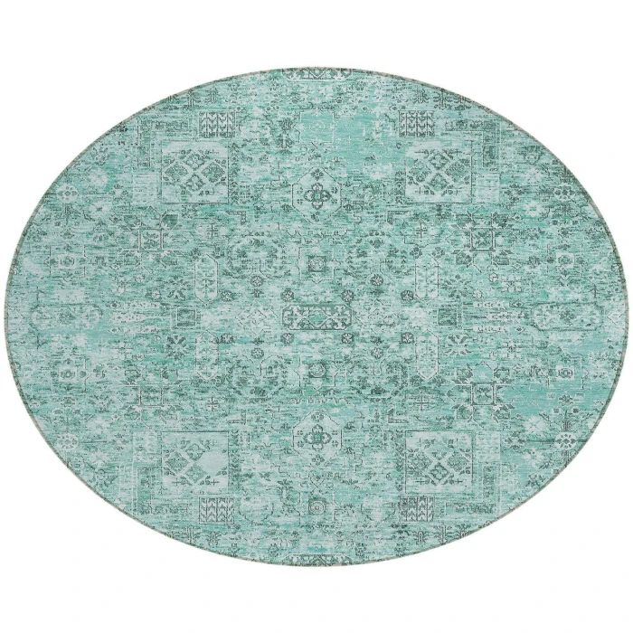 Chantille ACN611 Teal 8' x 8' Rug