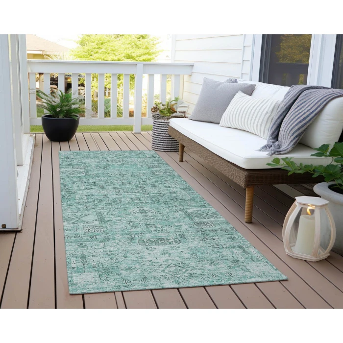 Chantille ACN611 Teal 2'3" x 7'6" Rug