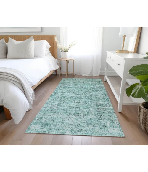 Chantille ACN611 Teal 2'3" x 7'6" Rug