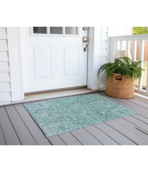 Chantille ACN611 Teal 1'8" x 2'6" Rug