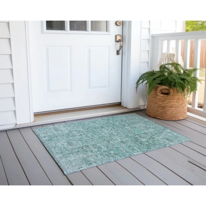 Chantille ACN611 Teal 1'8" x 2'6" Rug