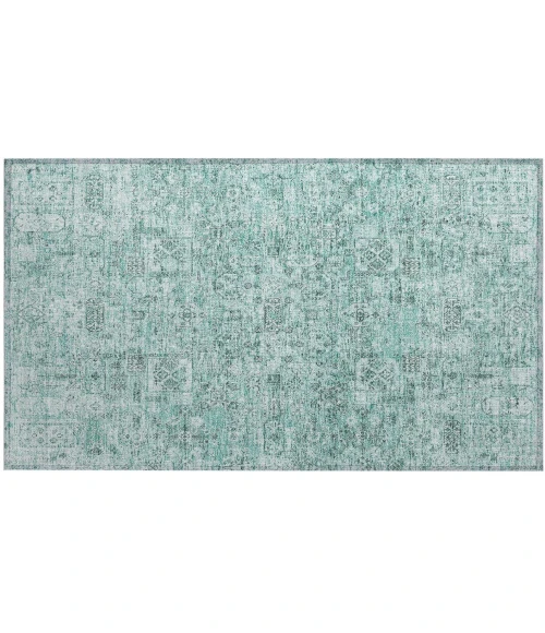 Chantille ACN611 Teal 1'8" x 2'6" Rug