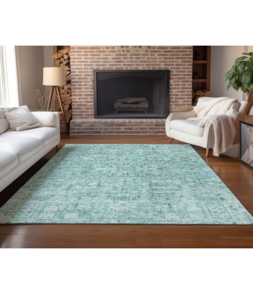 Chantille ACN611 Teal 2'6" x 3'10" Rug