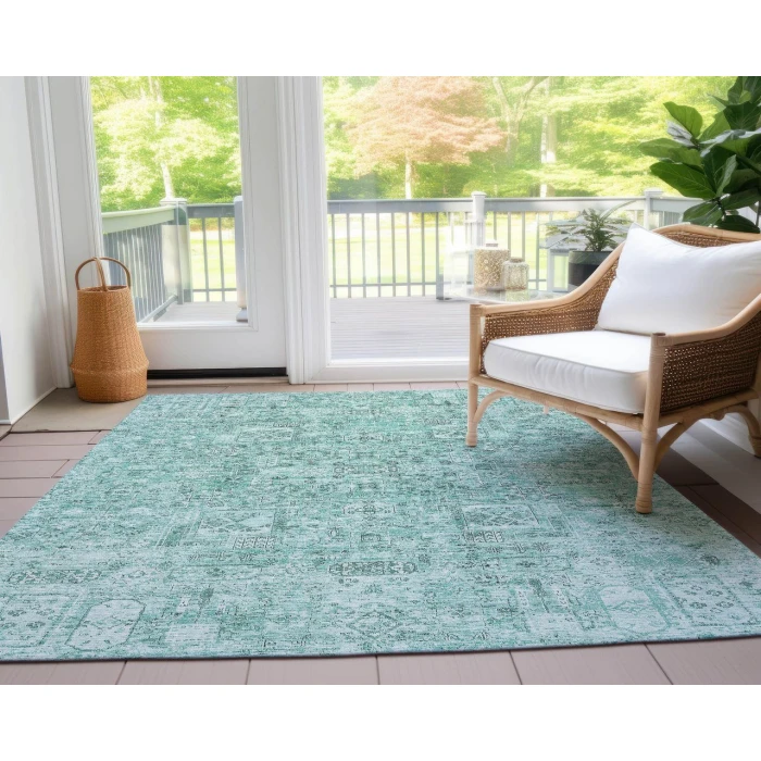 Chantille ACN611 Teal 10' x 14' Rug