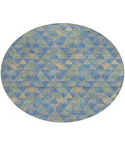 Addison Chantille ACN612 Blue 8 ft. x 8 ft. Round Rug