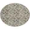 Addison Chantille ACN612 Taupe 8 ft. x 8 ft. Round Rug
