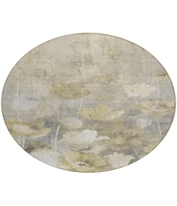 Addison Chantille ACN613 Beige 8 ft. x 8 ft. Round Rug