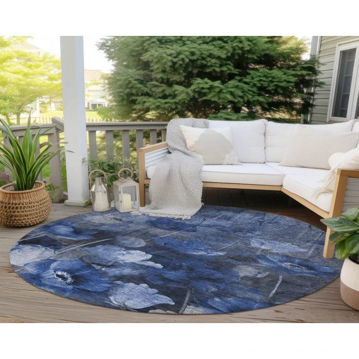 Chantille ACN613 Blue 8' x 8' Rug