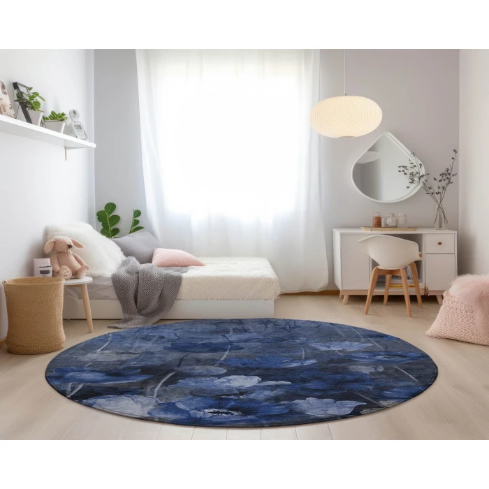 Chantille ACN613 Blue 8' x 8' Rug