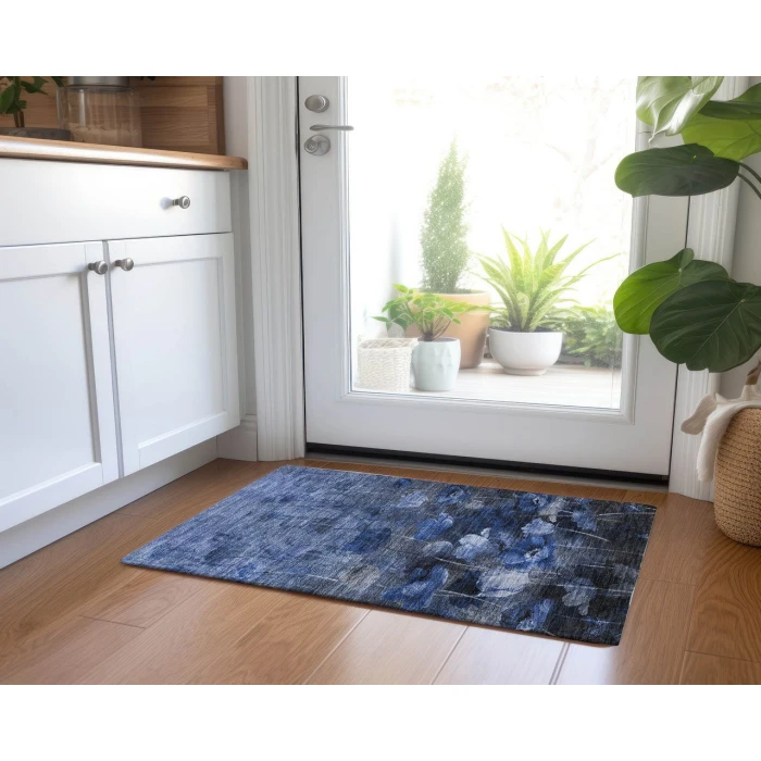 Chantille ACN613 Blue 1'8" x 2'6" Rug