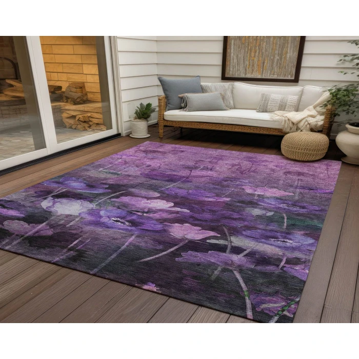 Chantille ACN613 Purple 3' x 5' Rug