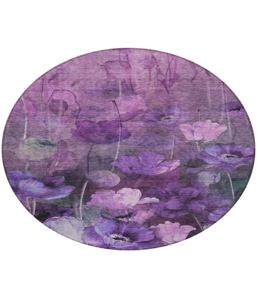 Chantille ACN613 Purple 8' x 8' Rug