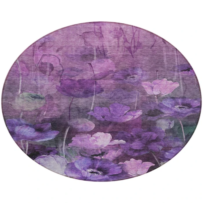 Chantille ACN613 Purple 8' x 8' Rug