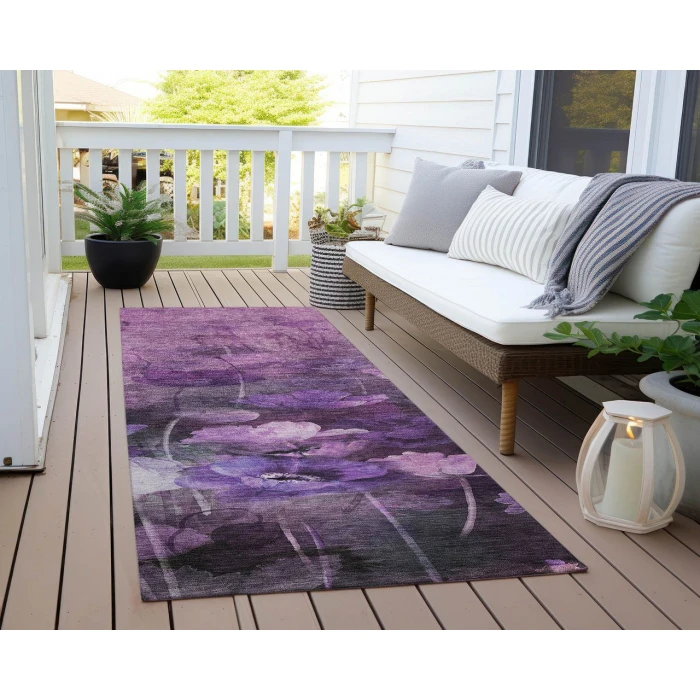 Chantille ACN613 Purple 2'3" x 7'6" Rug