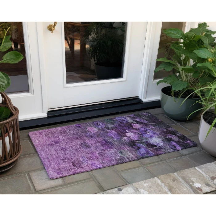 Chantille ACN613 Purple 1'8" x 2'6" Rug