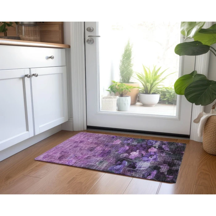 Chantille ACN613 Purple 1'8" x 2'6" Rug