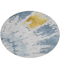 Addison Chantille ACN614 Blue 8 ft. x 8 ft. Round Rug